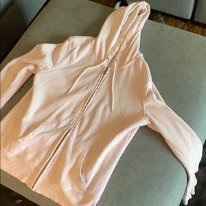 Old Navy pink zip up sweatshirt size L